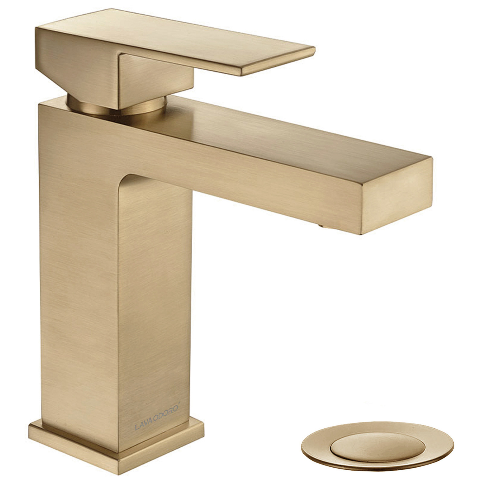 Single Hole Bathroom Faucet With Drain Assembly BF307 - Lava Odoro
