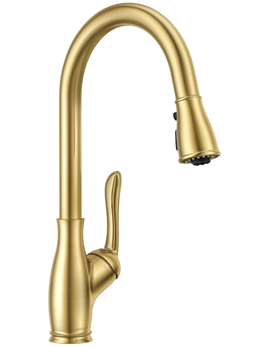 Magnetic Kitchen Faucet wit Pull Down Sprayer KF271, Lava Odoro