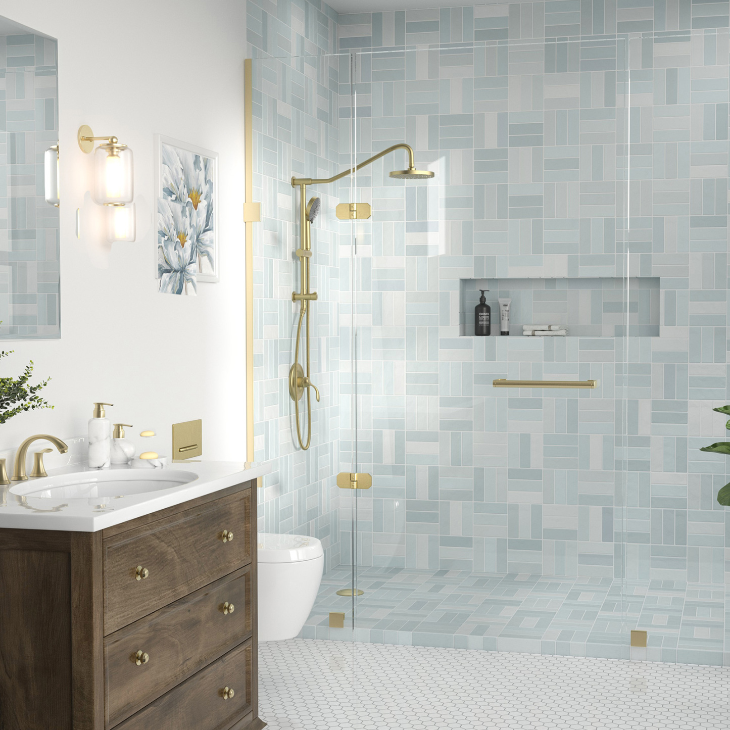 Shower Trim with Rough-in Valve