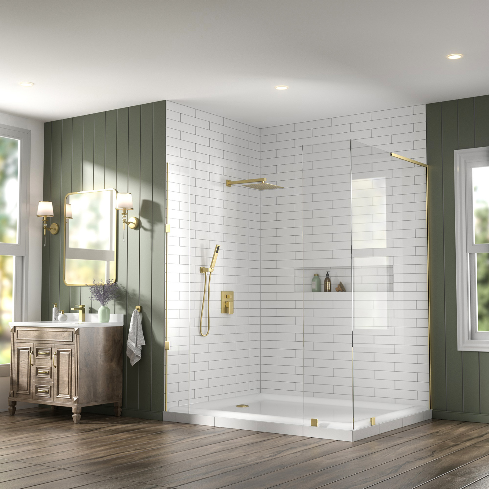 lava odoro gold shower faucets set gold shower system