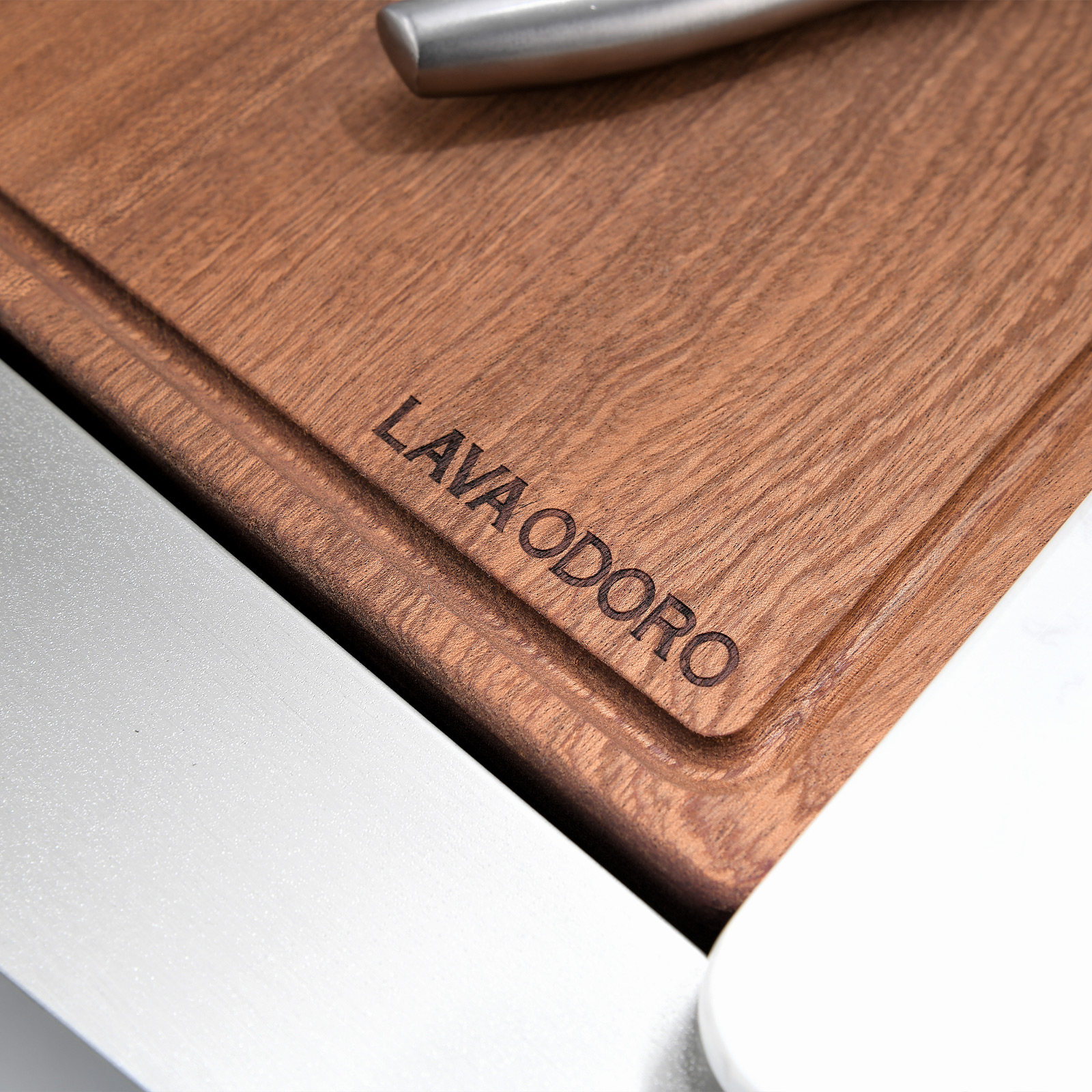 Hardwood Cutting Board Large - Lava Odoro-LAVA ODORO
