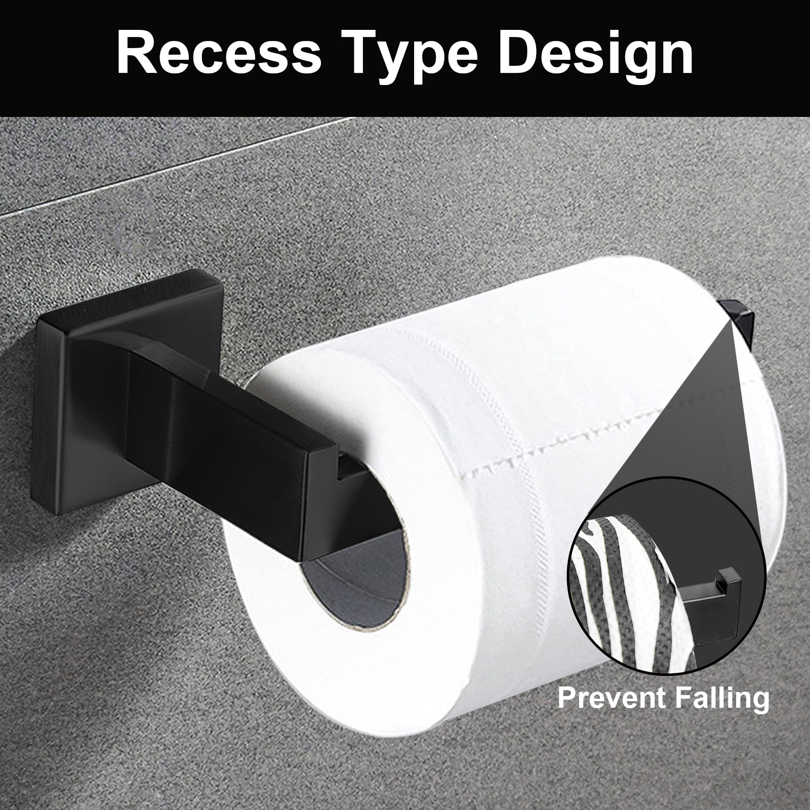 Square Toilet Paper Holder | Lava Odoro-LAVA ODORO