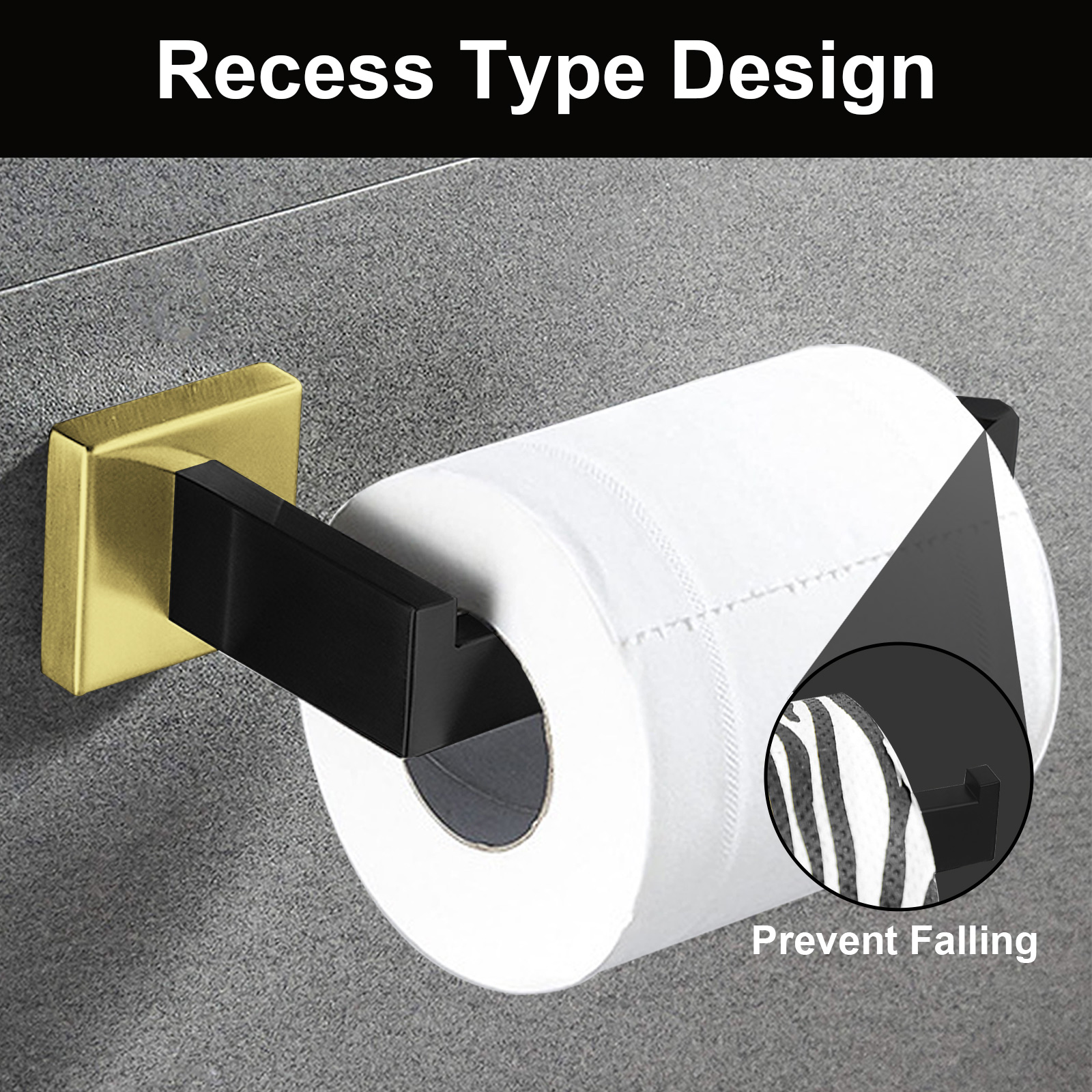 Square Toilet Paper Holder | Lava Odoro-LAVA ODORO
