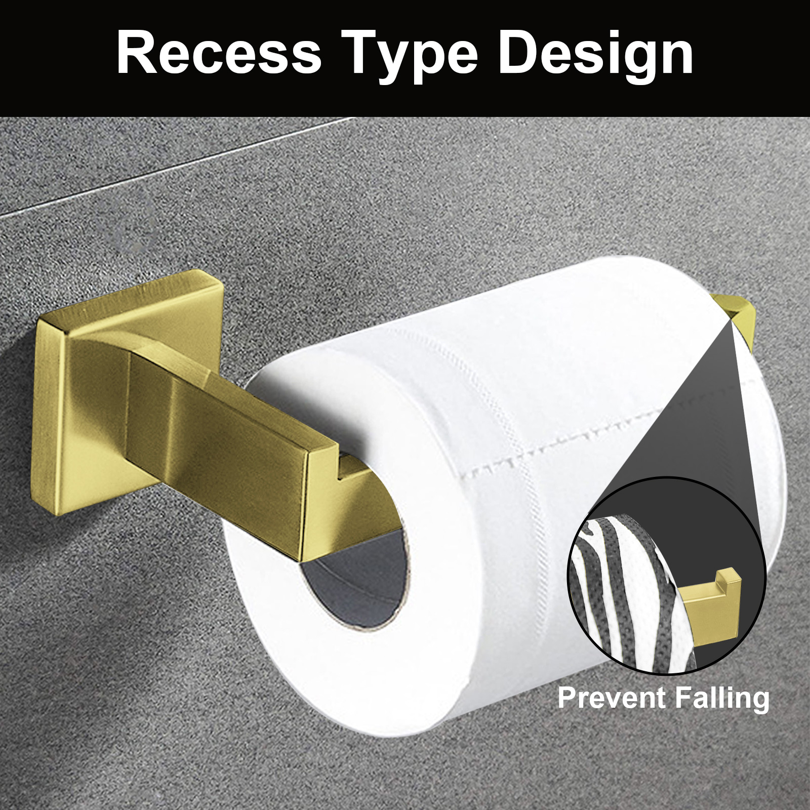 Square Toilet Paper Holder | Lava Odoro-LAVA ODORO