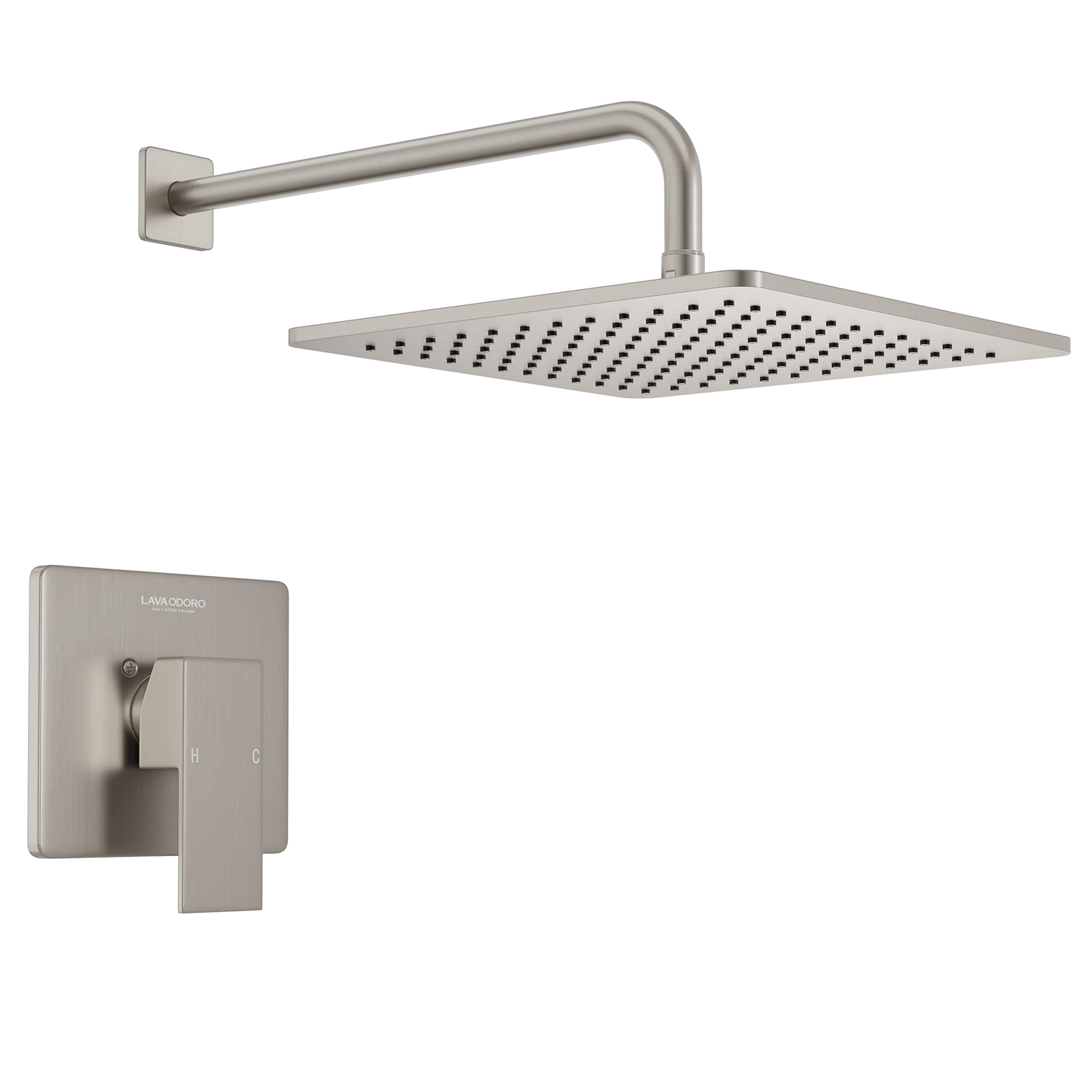 12-inch Square Bathtub and Shower Faucet Set SF106