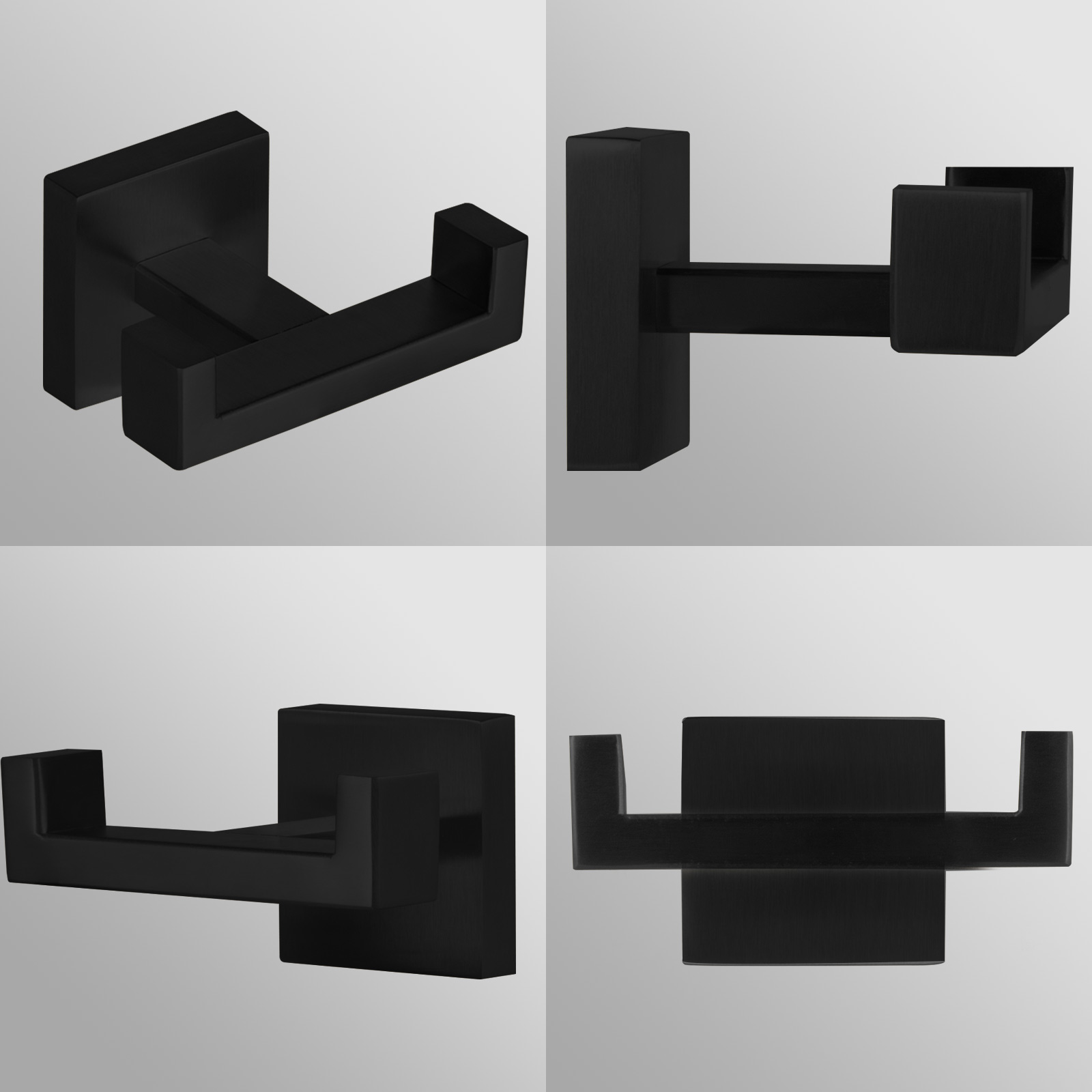 Square Double Towel Hook - Lava Odoro-LAVA ODORO