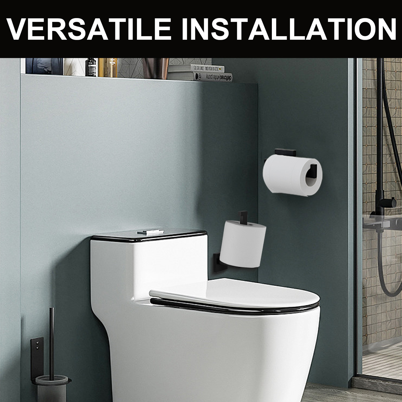 Square Toilet Paper Holder | Lava Odoro-LAVA ODORO