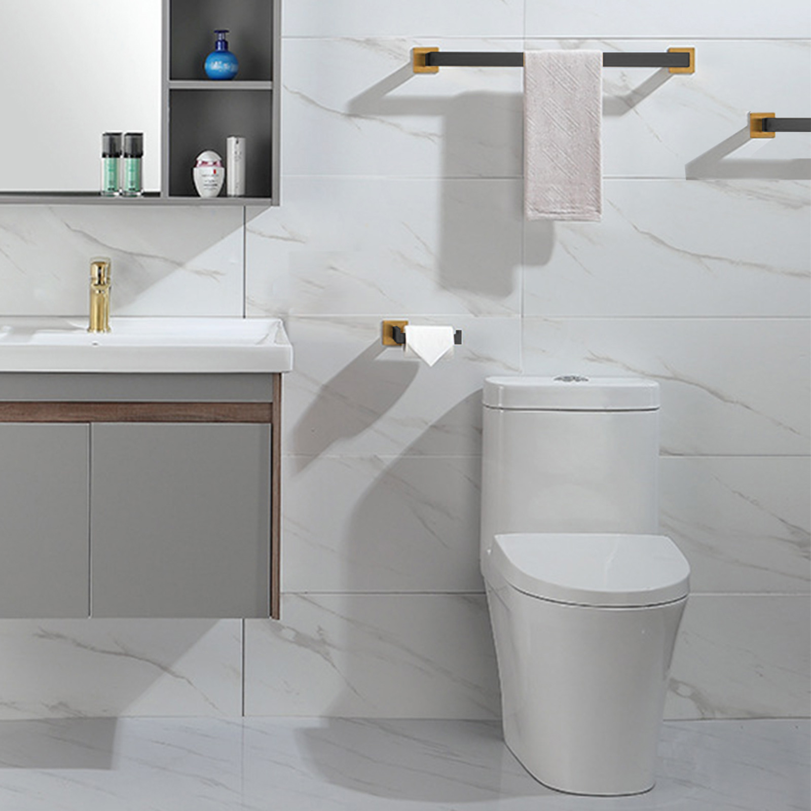 Square Toilet Paper Holder | Lava Odoro-LAVA ODORO