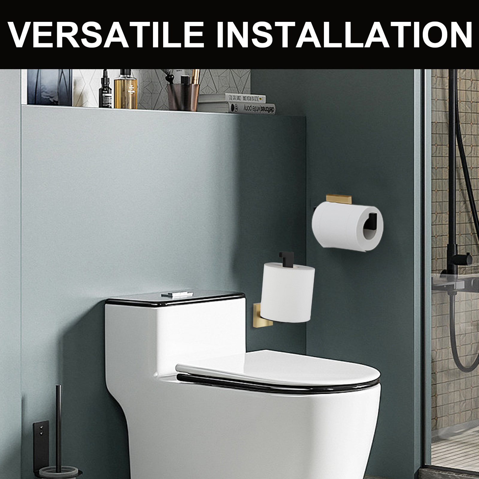 Square Toilet Paper Holder | Lava Odoro-LAVA ODORO