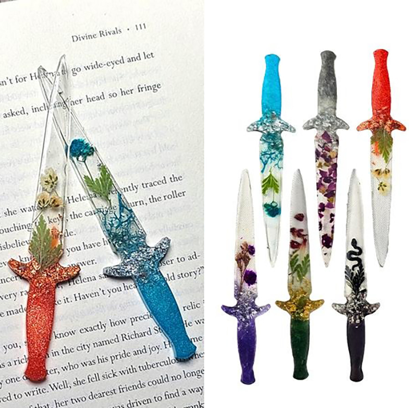 Flower Dagger Teacher Bookmark