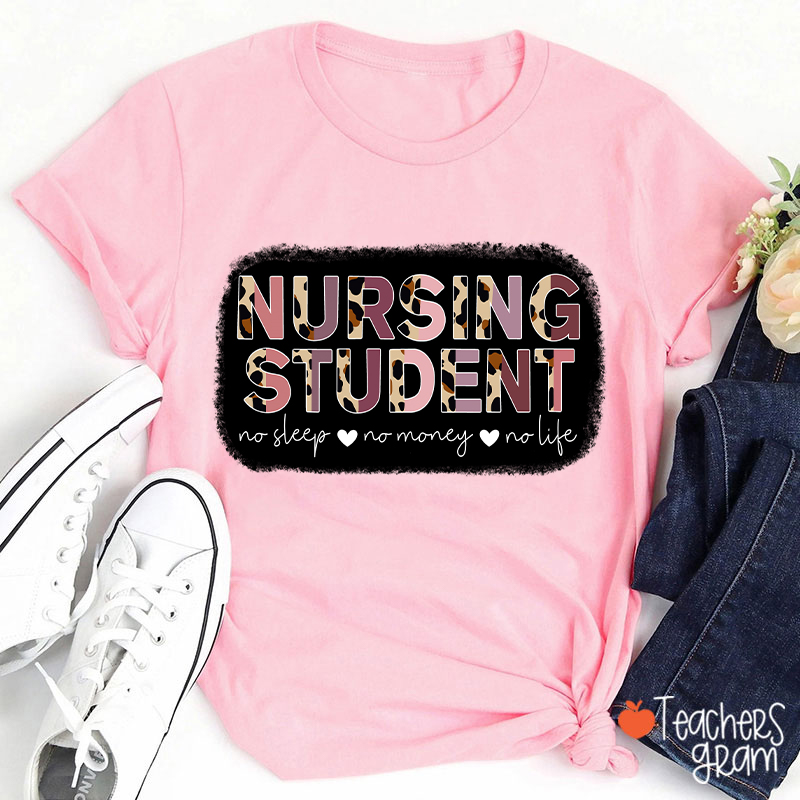 No Sleep No Student No Life T-Shirt