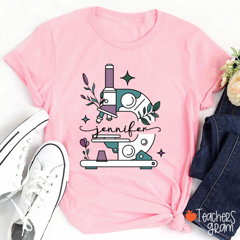 Personalized Microbiology Laboratory Nurse T-Shirt