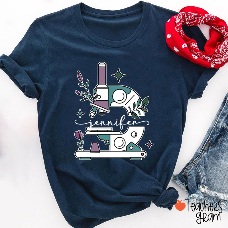 Personalized Microbiology Laboratory Nurse T-Shirt