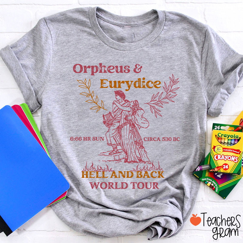 Orpheus And Eurydice Teacher T-Shirt