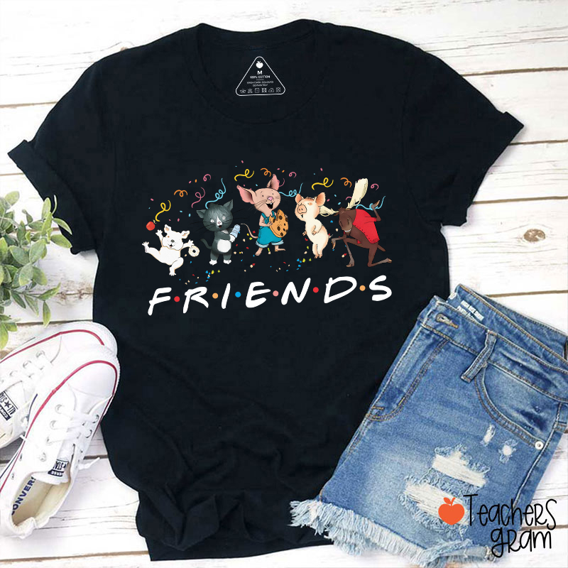Children's Books Friends Teacher T-Shirt