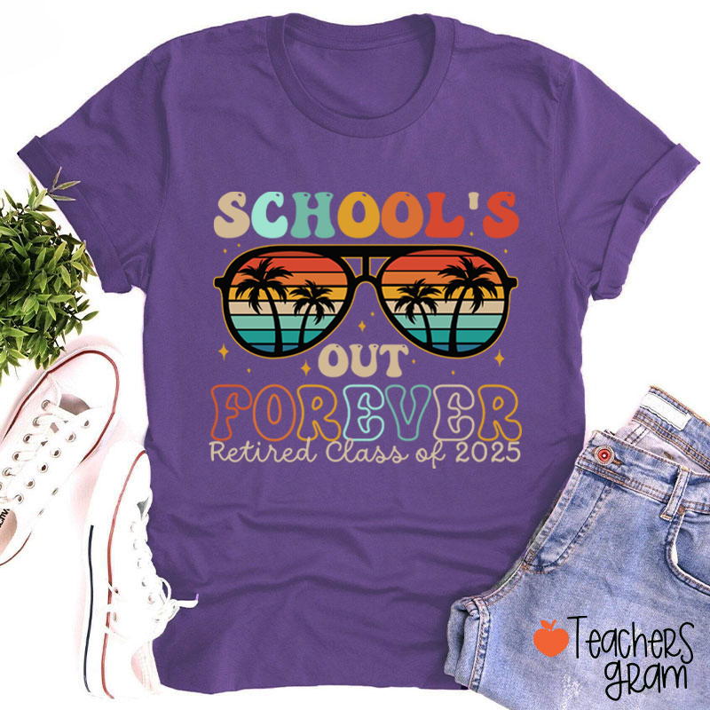 Personalized Bruh School's Out Forever Teacher T-Shirt