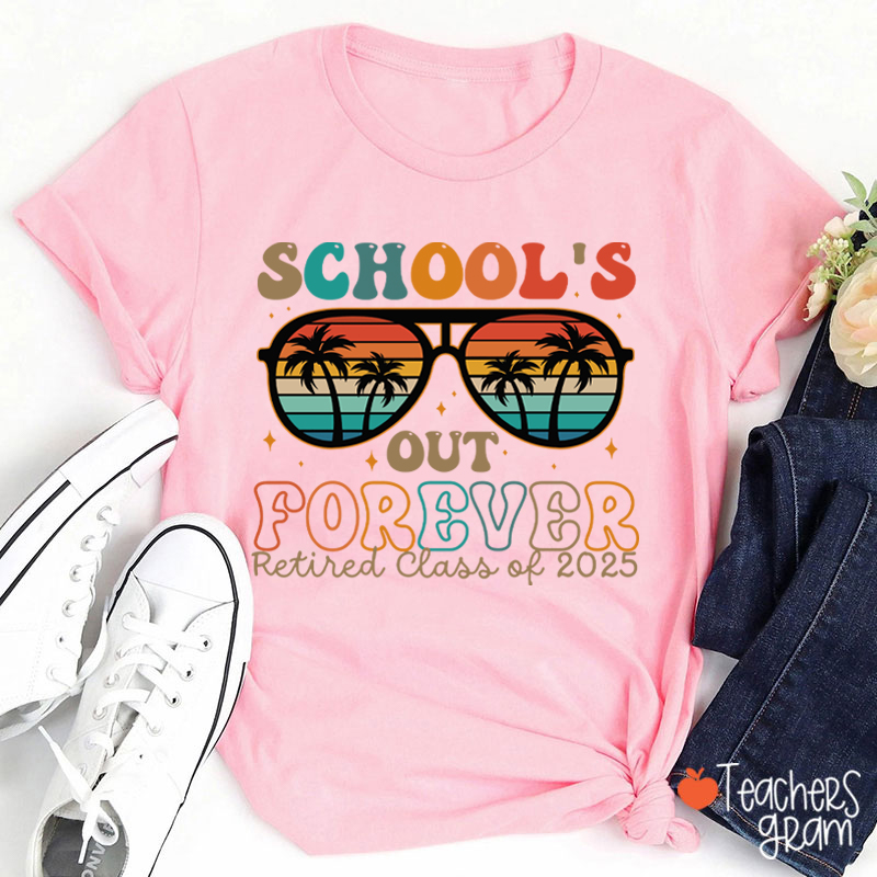 Personalized Bruh School's Out Forever Teacher T-Shirt