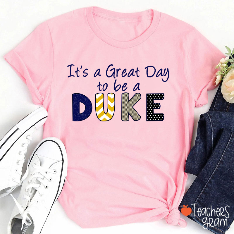 Personalized Mascot It's A Great Day To Be Teacher T-Shirt