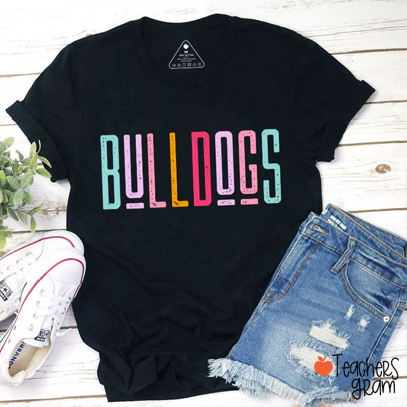 Personalized Mascot School Pride Comfortable Colors Teacher T-Shirt
