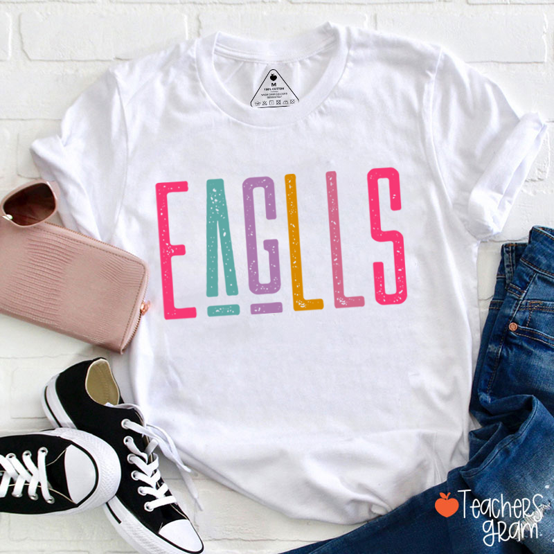 Personalized Mascot School Pride Comfortable Colors Teacher T-Shirt