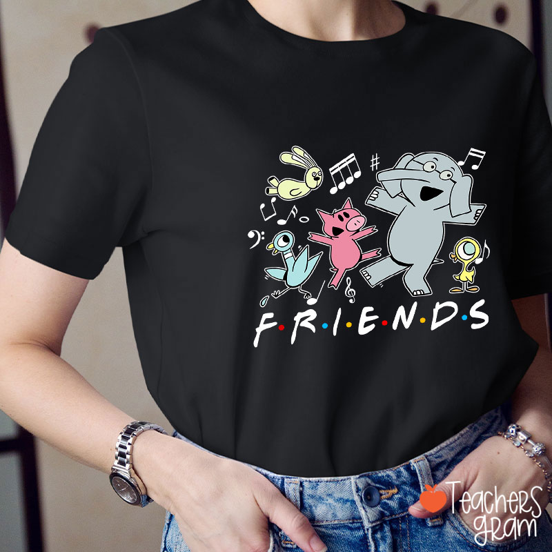 Happy Friends Teacher T-Shirt