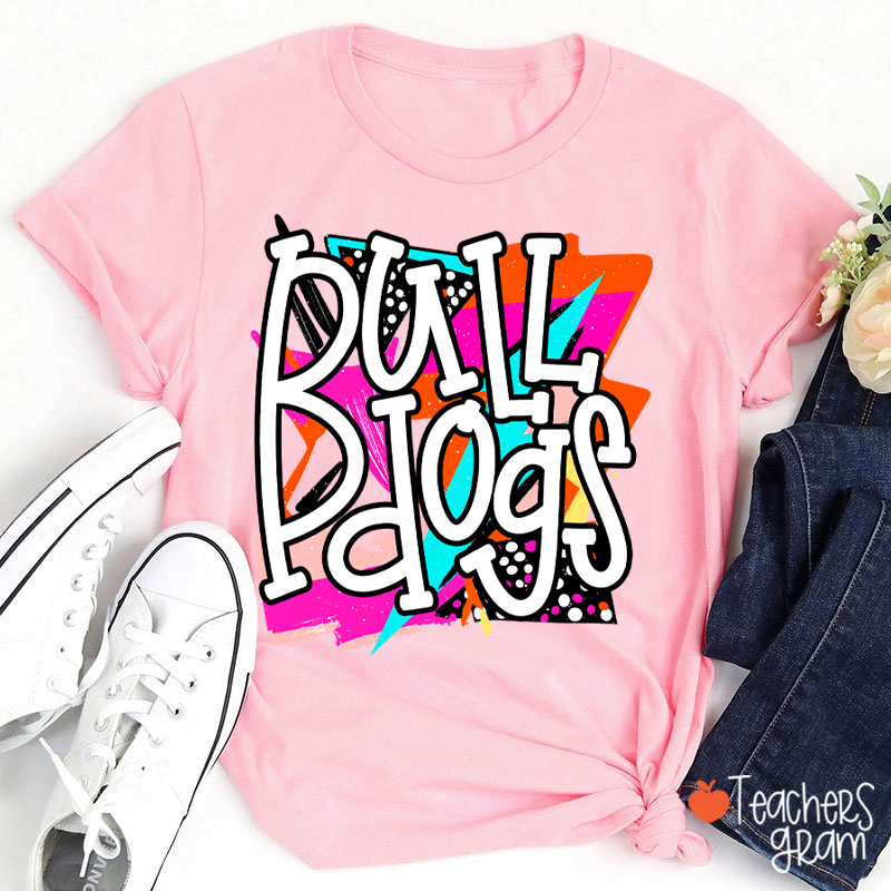 Personalized Mascot School Spirit Rock Teacher T-Shirt