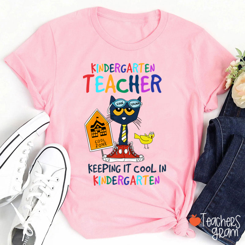 Personalized Grade Keeping It Cool Teacher T-Shirt