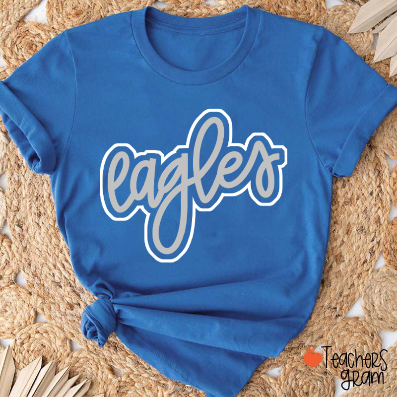 Personalized Mascot School Spirit Game Day Teacher T-Shirt