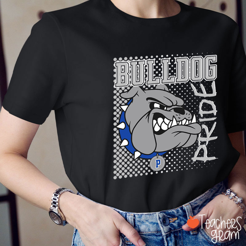 Personalized Colorful Mascot Pride Teacher T-Shirt