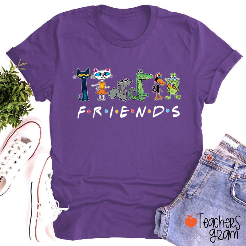 Friends Of The Cat Teacher T-Shirt