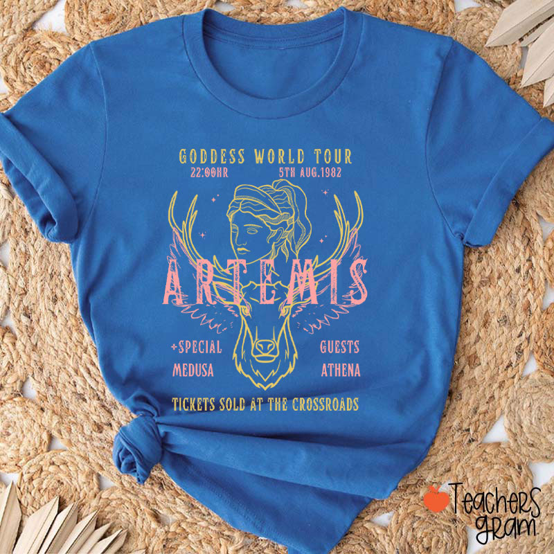 Artemis Goddess World Tour Teacher T-Shirt