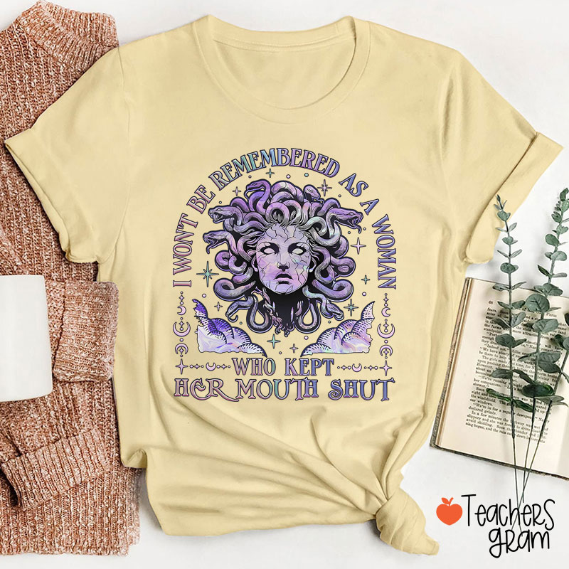 Medusa Feminist Teacher T-Shirt