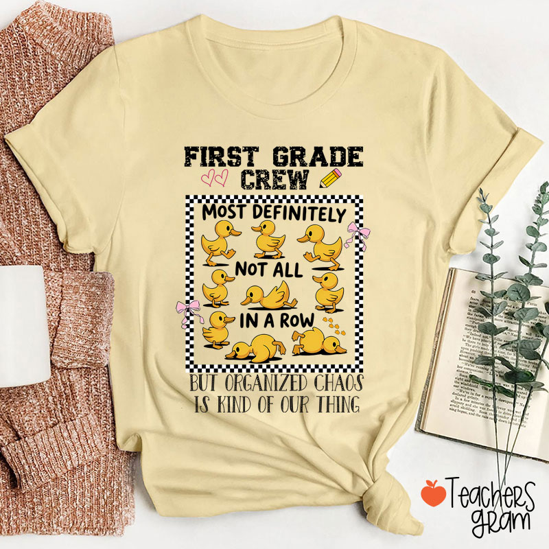 Personalized Most Definitely Not All In A Row But Teacher T-Shirt