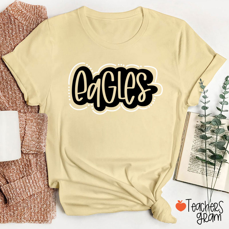 Personalized Mascot School Spirit Game Day Teacher T-Shirt