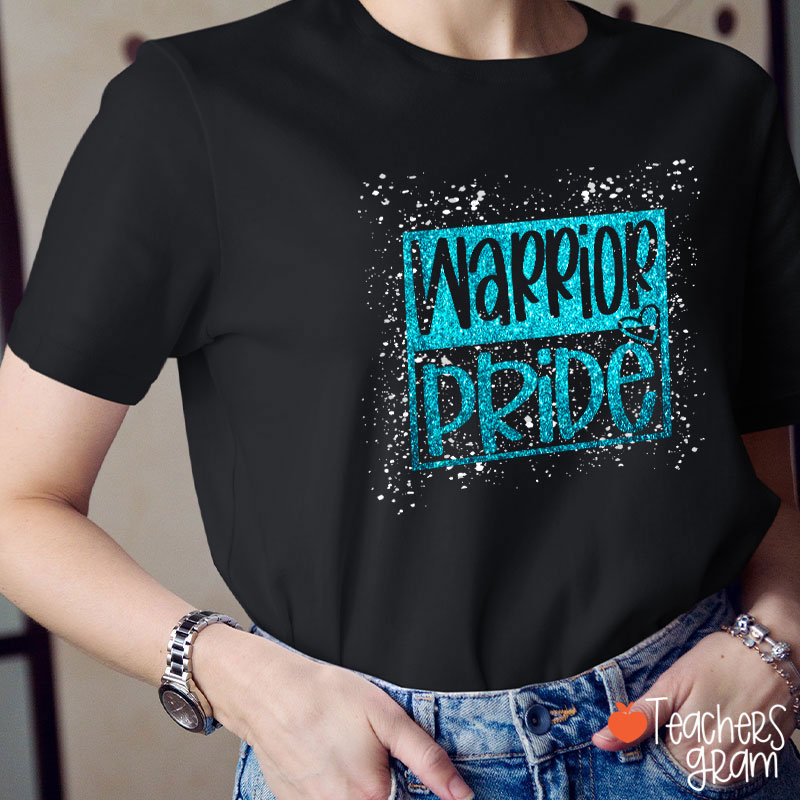 Personalized Mascot Confetti And Imitation Glitter Teacher T-Shirt