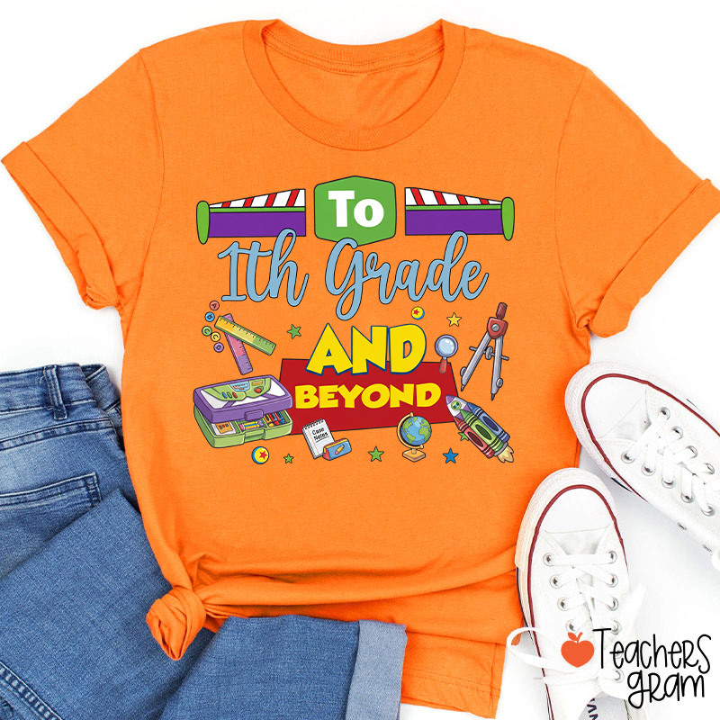 Personalized Grade Teacher Story Beyond Teacher T-Shirt