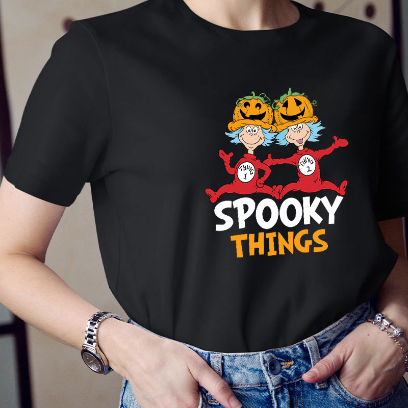 Spooky Things Teacher T-Shirt