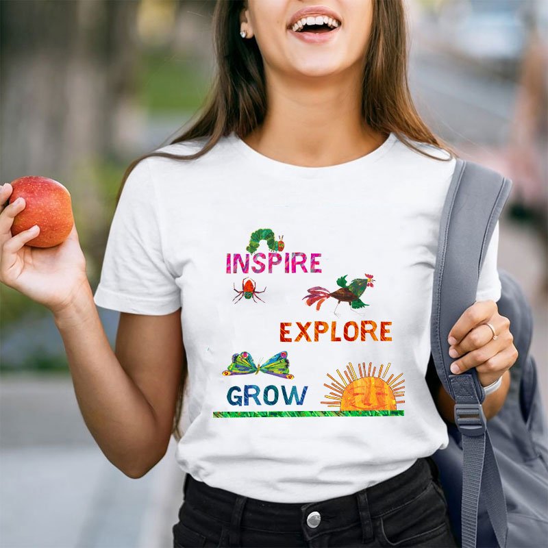 Inspire Explore Grow Teacher T-Shirt