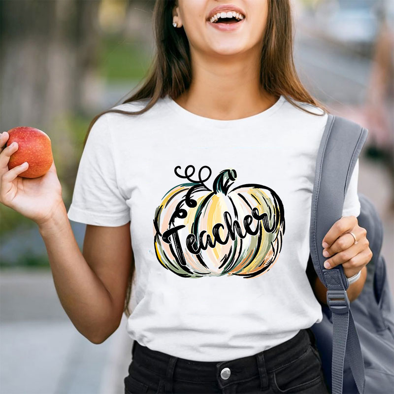 Pumkin Teacher T-Shirt