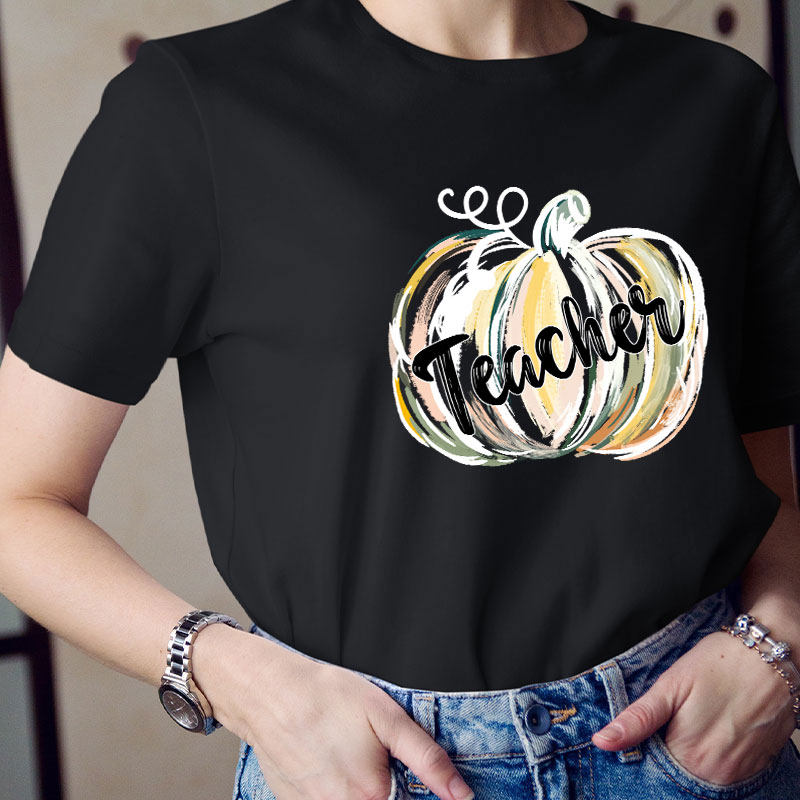 Pumkin Teacher T-Shirt