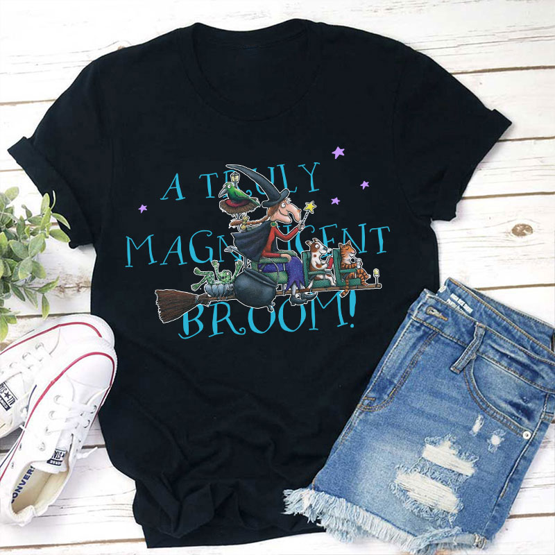 Room On The Broom Witch Teacher T-Shirt