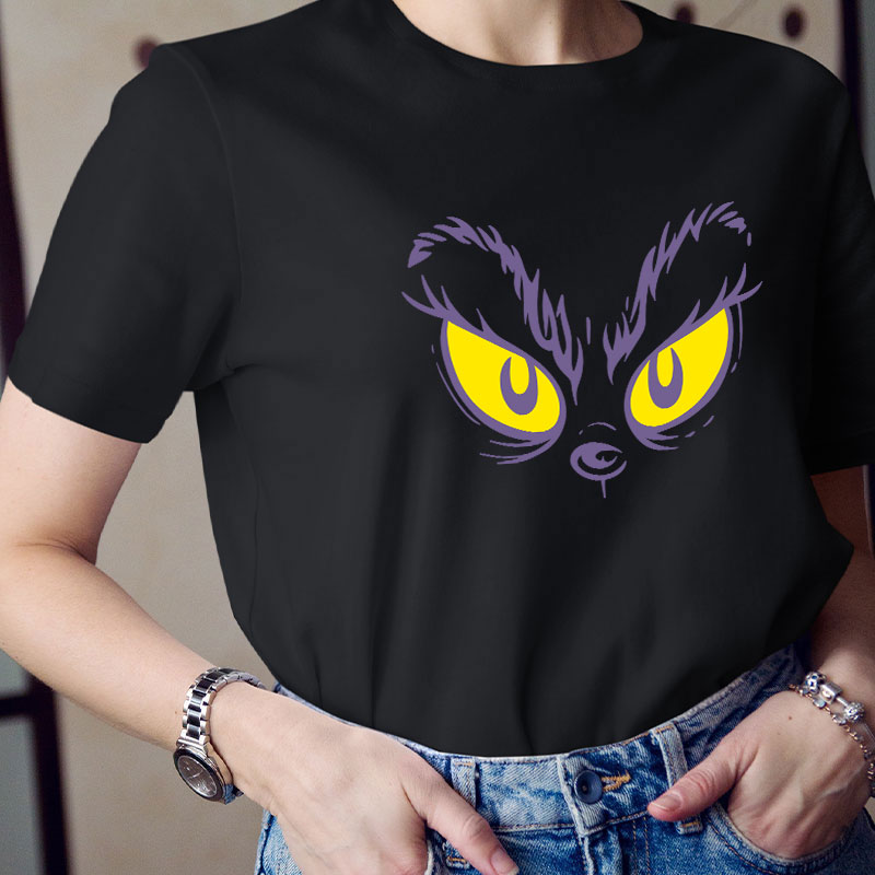 Grinch Eyes Teacher T-Shirt