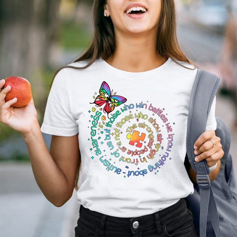 The Strongest People Are Not Those Teacher T-Shirt