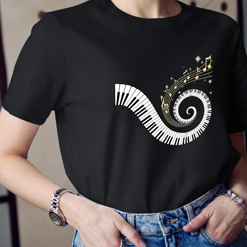 Follow The Rhythm Of The Music Teacher T-Shirt