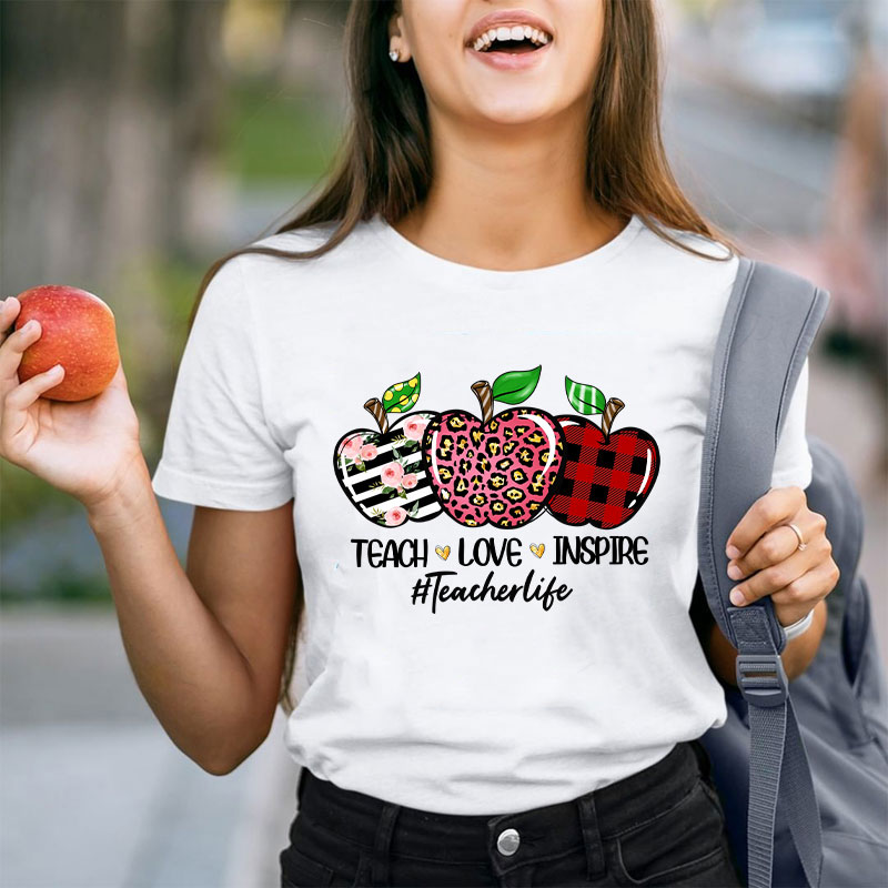 Teach Love Inspire Teacher T-Shirt