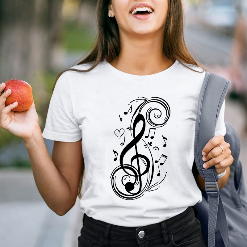 Musical Note Teacher T-Shirt