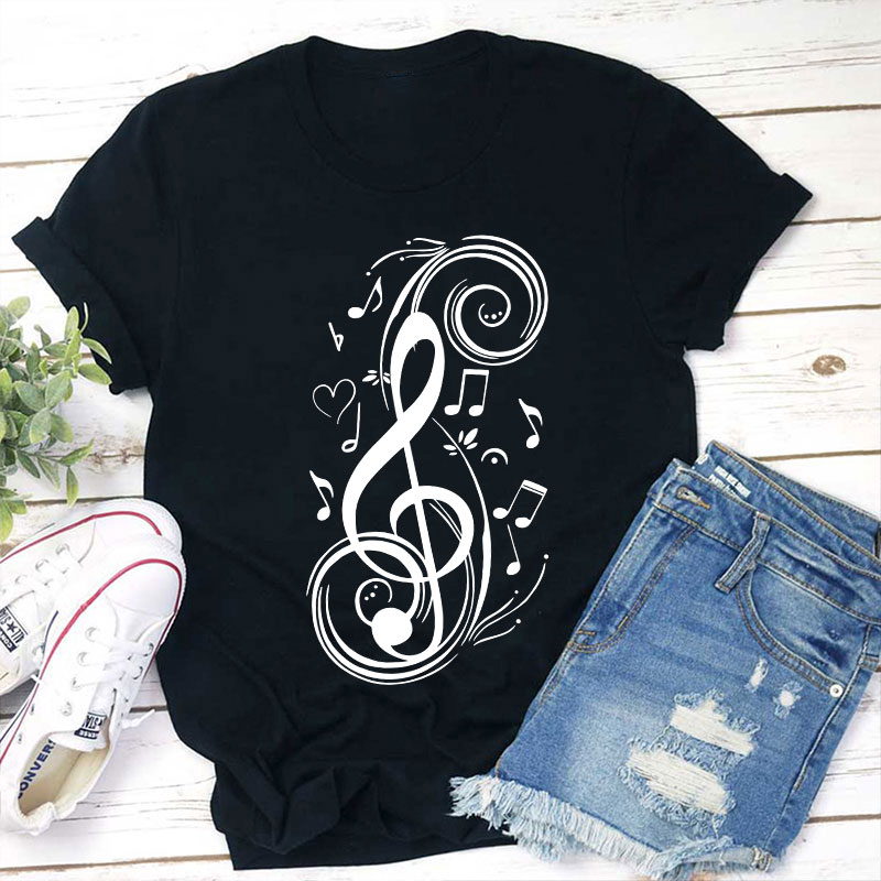 Musical Note Teacher T-Shirt