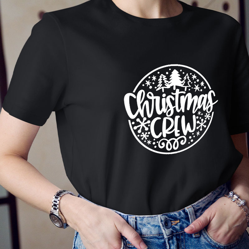 Christmas Crew Teacher T-Shirt