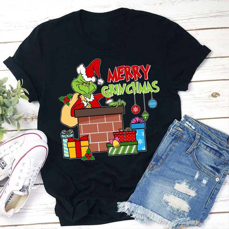 Merry Christmas Gift Teacher T-Shirt