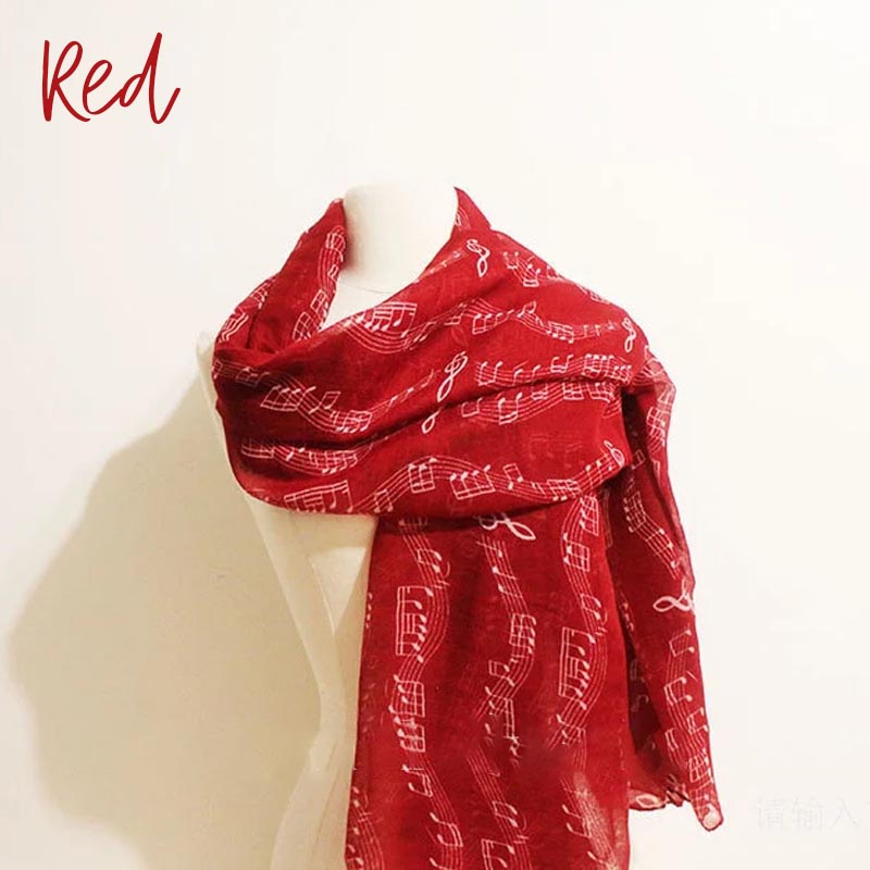 Music Note Scarf